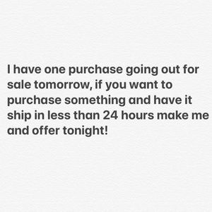 PURCHASE TONIGHT ➡️ SHIP TM MORNING